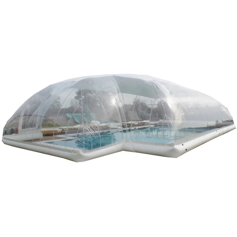 Customized waterproof clear cover inflatable swimming pool dome tent cover