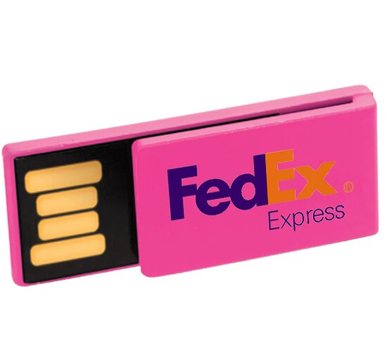 Promotional Plastic paper clip shaped USB Flash Drive With Your custom Logo