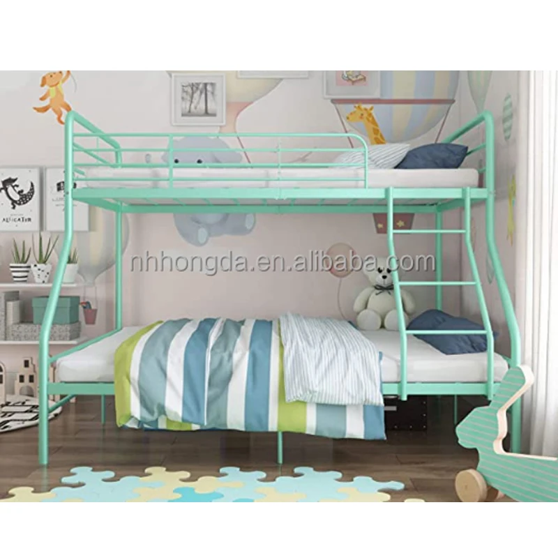 Fashionable children bedroom furniture double triple sleeper kids metal bunk bed frame