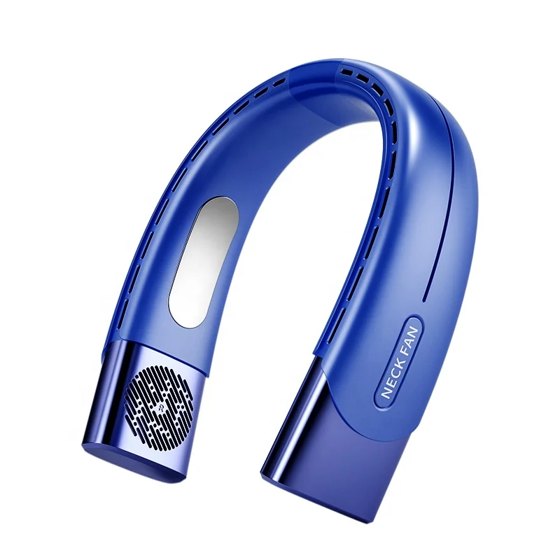 Hanging Neck Fans Mini Portable Folding Usb Hanging Wearable Bladeless Hanging Rechargeable Neck Fan Portable Hanging Neck Fan