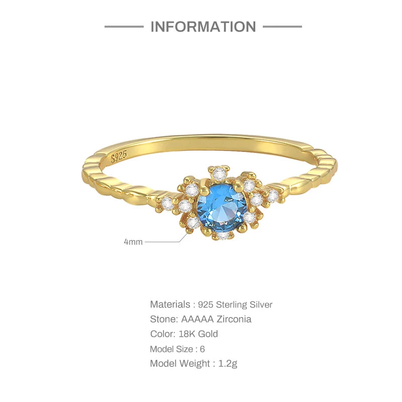 Elegant Exquisite Crystal Rings For Women Wedding Finger Rings 925 Sterling Silver Engagement Jewelry anillos bague femme