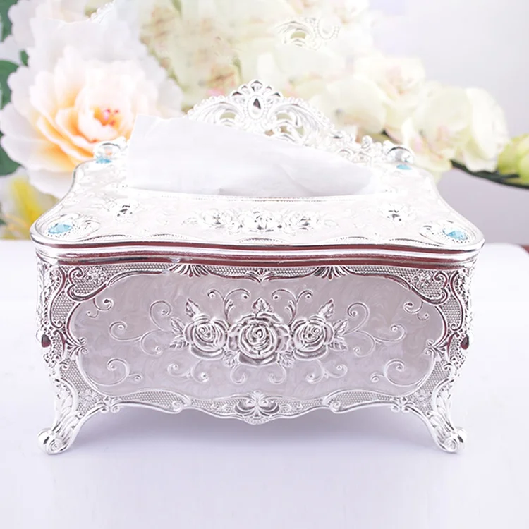 
Wholesale Luxury Hotel napkin holder tissue dispenser box 