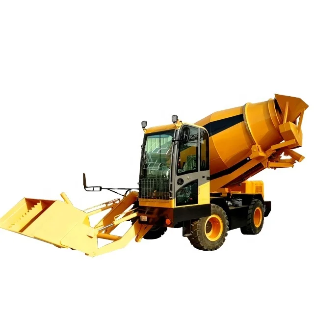 Chinese factory best price high quality small 3.5 cbm 4 cbm self loading concrete truck mixer