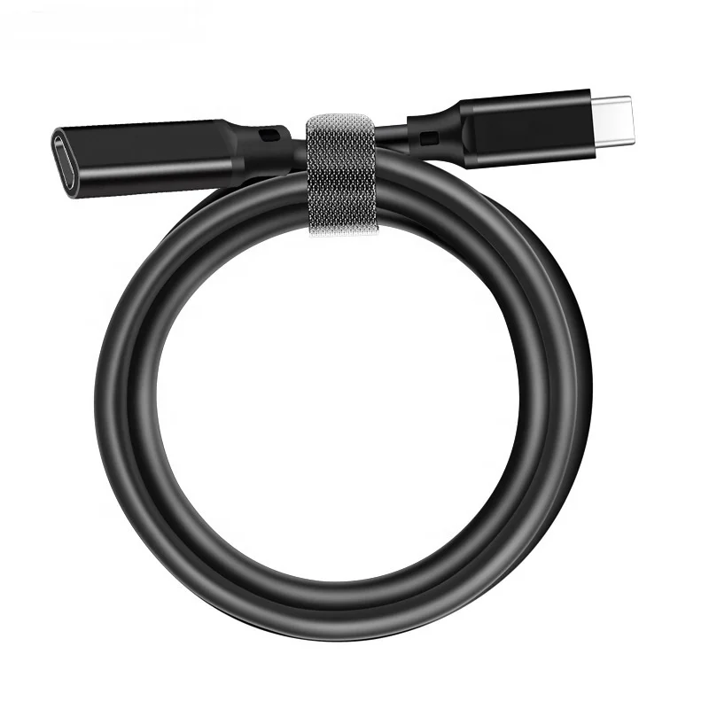 100W USB 3.2 Gen2 10Gbps type C Female to type C Male 4K projection  Extended Adapter cable