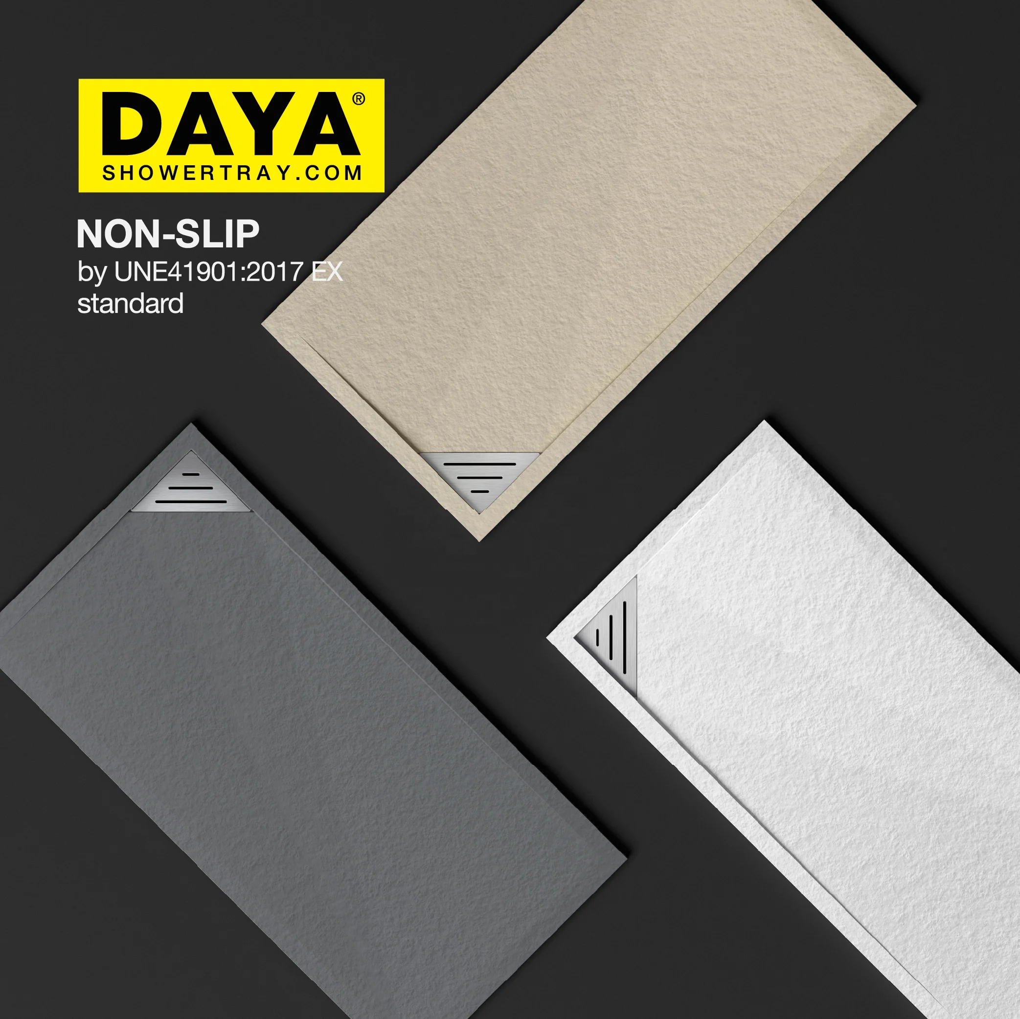 Modern design Square customized size solid surface shower tray for bathroom