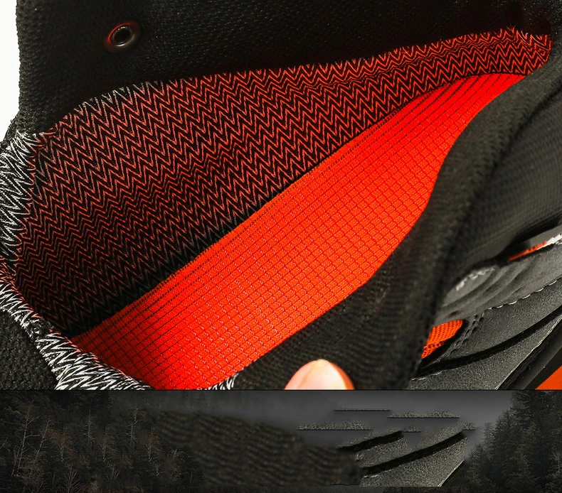 2022 Best Hiking Shoes for Men High Quality Genuine Waterproof Comfortable Microfiber Leather Mountaineering Boots.