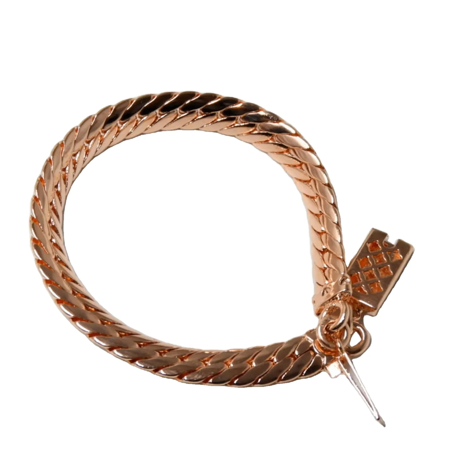 Cuban Link Copper Bracelet Copper Chain Box Link Bracelets Gift For Her