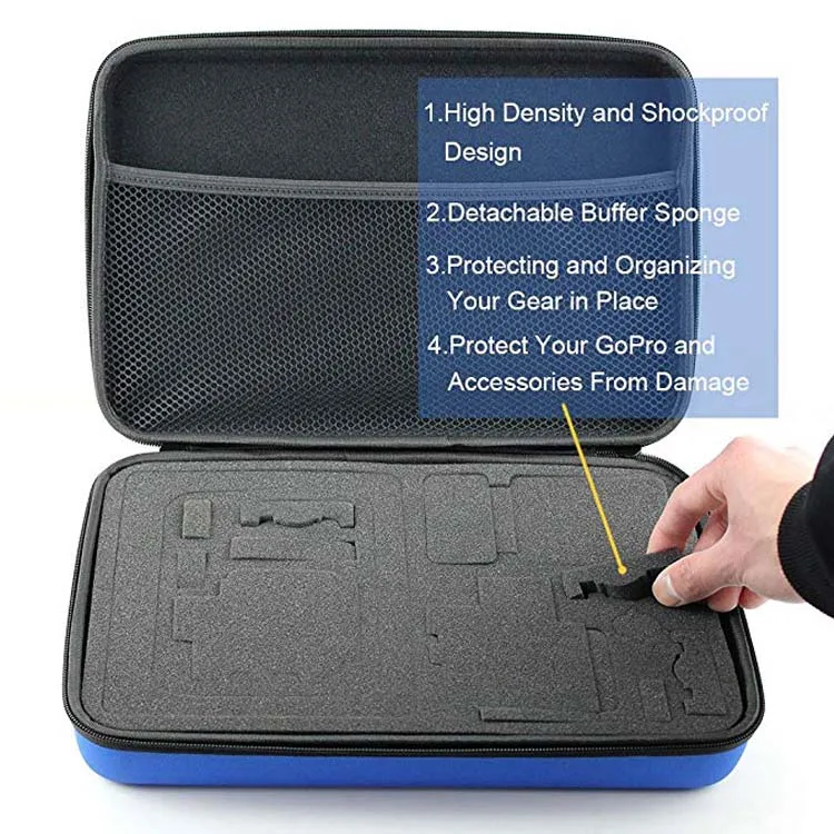 Hardshell EVA Protective Carry Bag Zipper Travel Carry Hard Shell Molded EVA Case