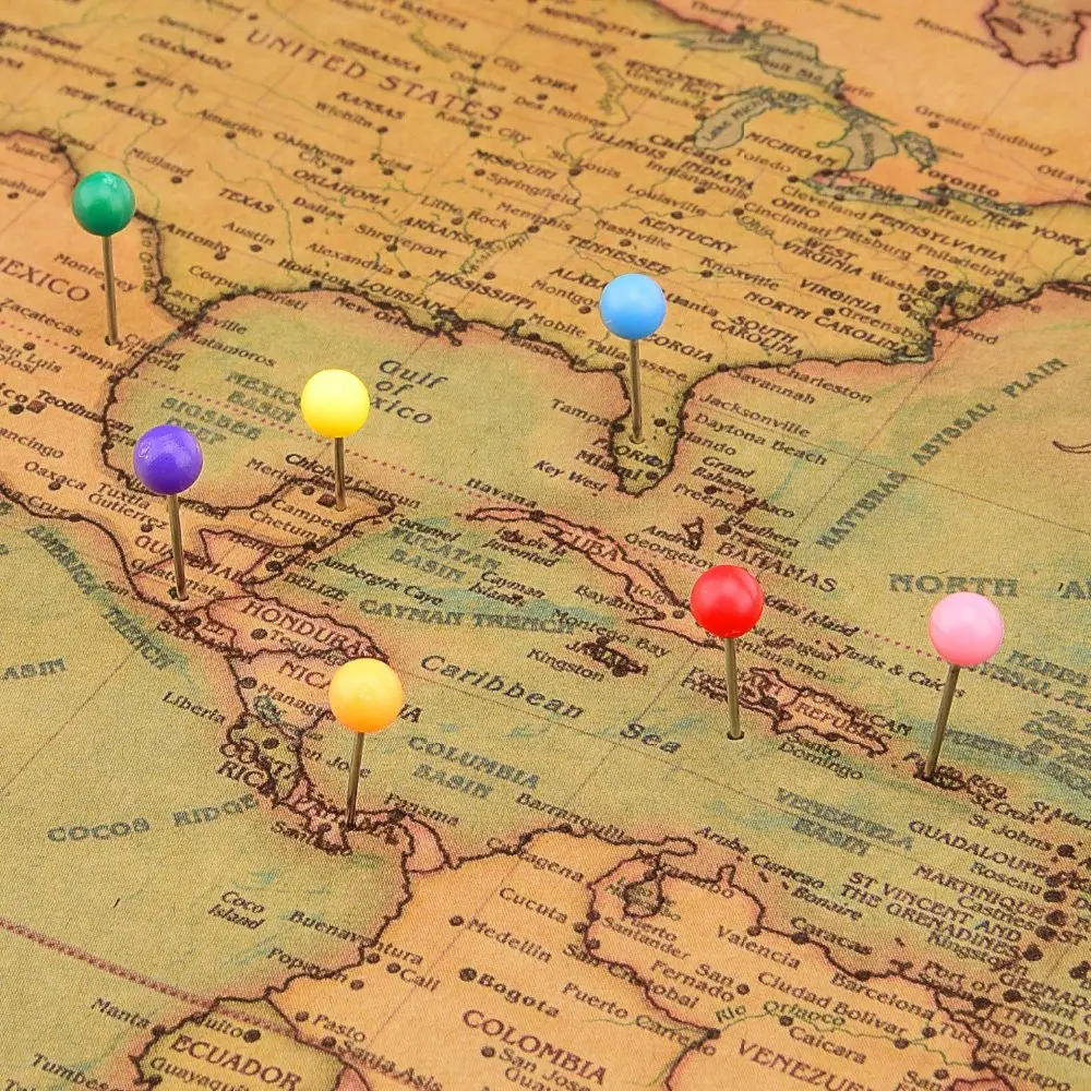 Высококачественные круглые булавки для карт