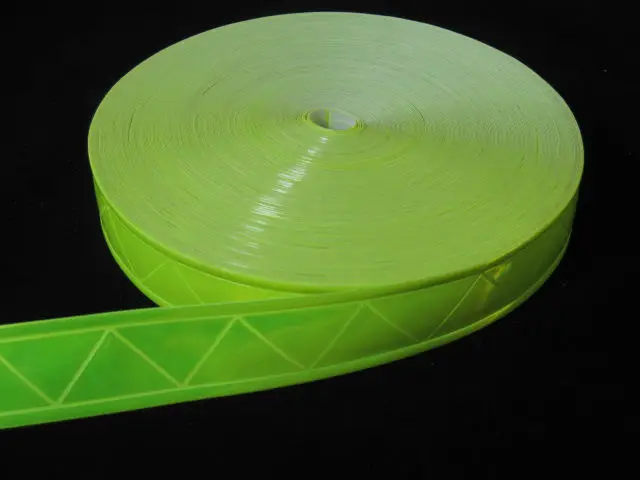 colored reflective pvc crystal sewing tape for clothing