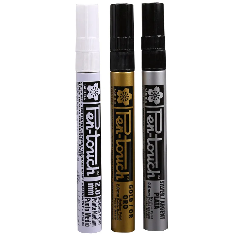 
Professional production 0.7mm/1.0mm/2.0mm pen touch metal paint marker 
