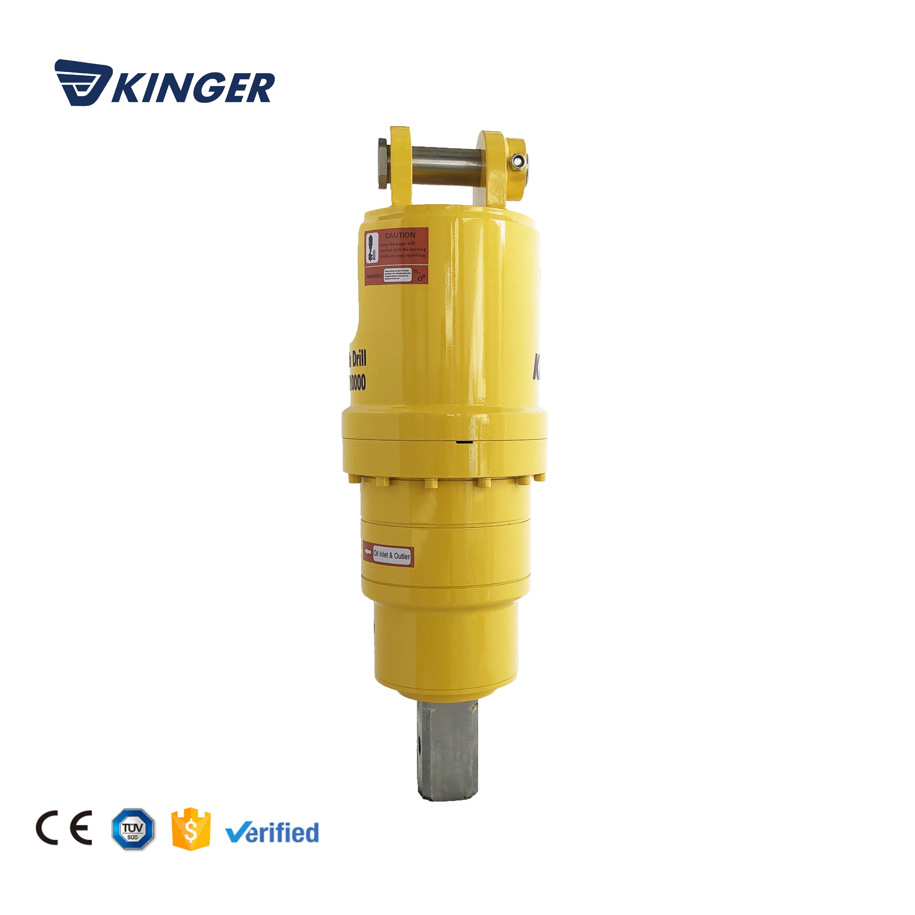 
Ground Hole Drilling Machines Hydraulic Earth Auger Drilling Post Holes Digger For Excavator 
