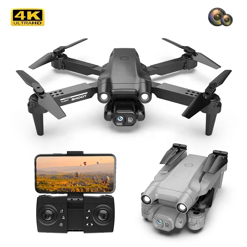 F195 PRO Folding UAV 4K high definition aerial photography dual camera four axis remote control aircraft