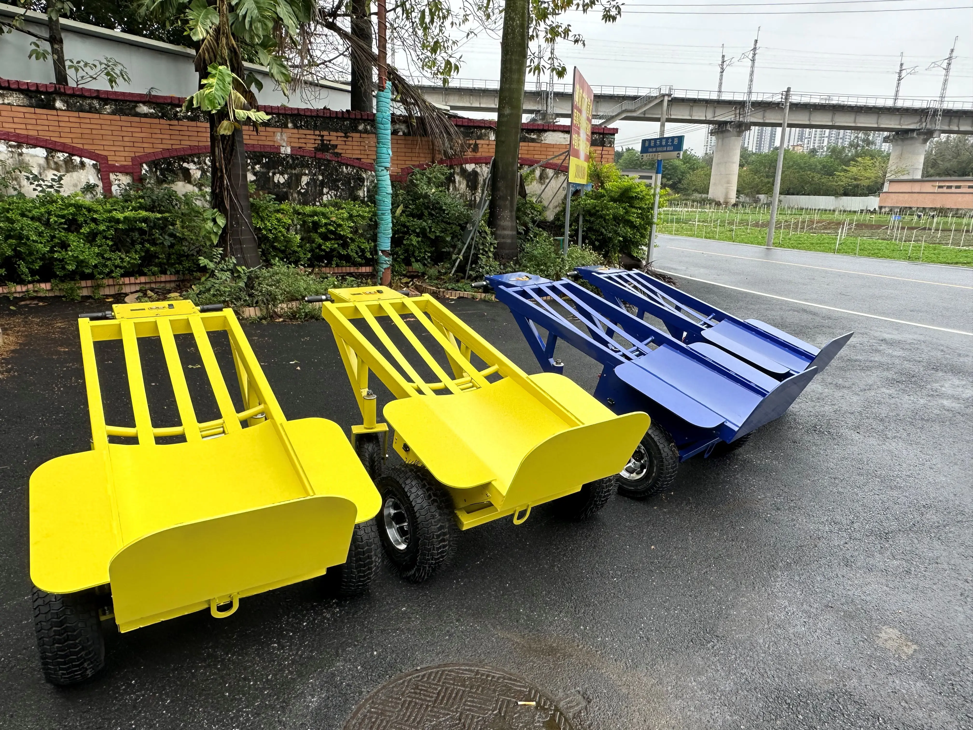 Heavy Electric Stair Climbing Trolley Hand Truck Portable Stair Climbing Folding Cart For Sale