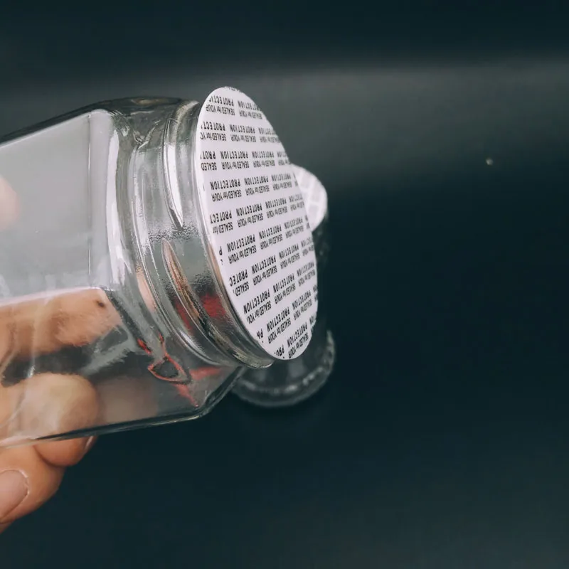 1mm Pressure Sensitive Sticky Stamp Seals for Glass Bottles