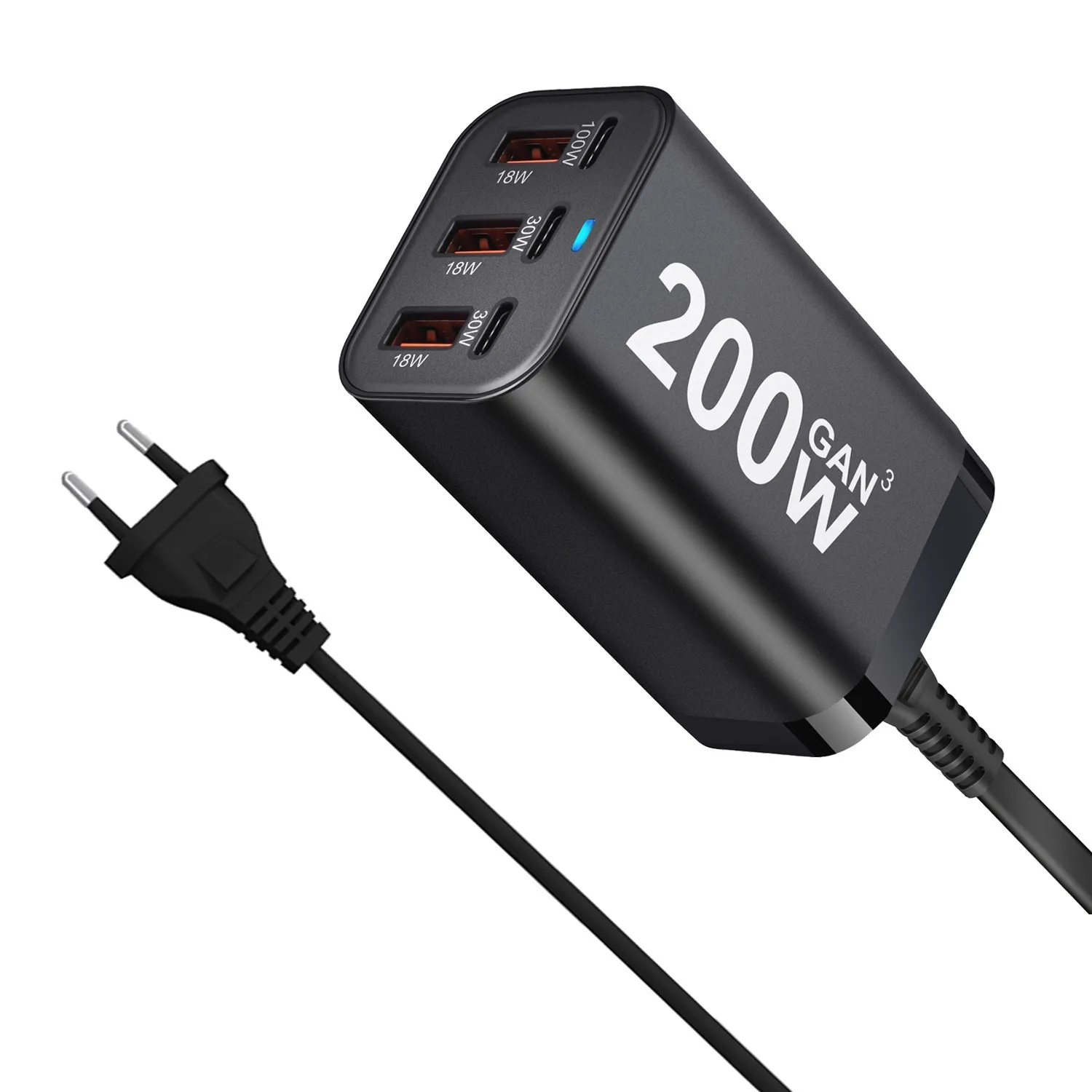 200W desktop super quick charger for Macbook pro iPad smart phones