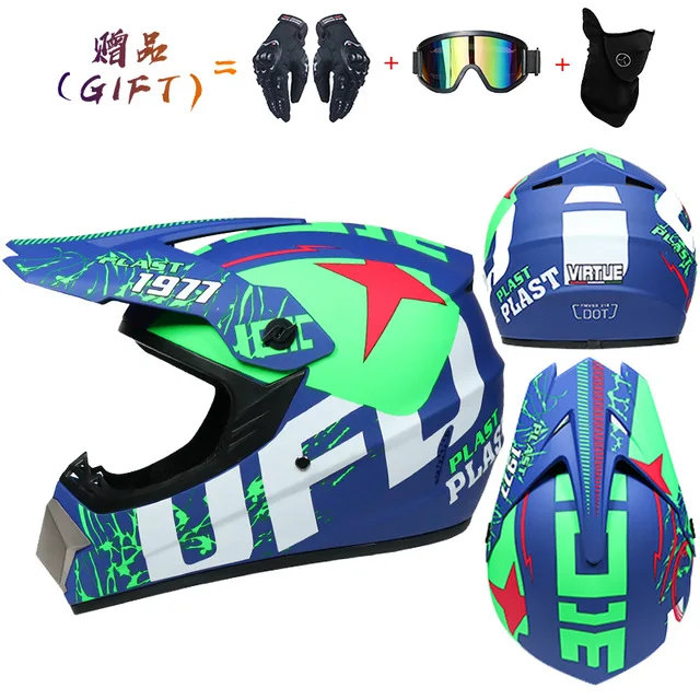 Workout Cross-country Motorcycle Mountain Bike Skiing Skating Safety Multiple Color Options Goggles Gloves Face Shield Helmet