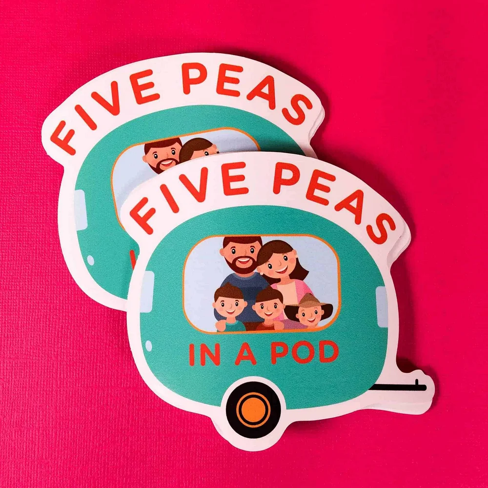 Custom Printing Waterproof Vinyl Stickers  White Vinyl Die Cut Custom Logo Sticker With QR Code