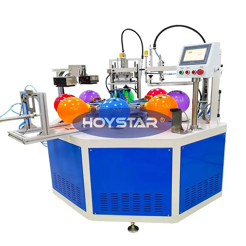 2 color automatic silk screen printer machines to print on balloons