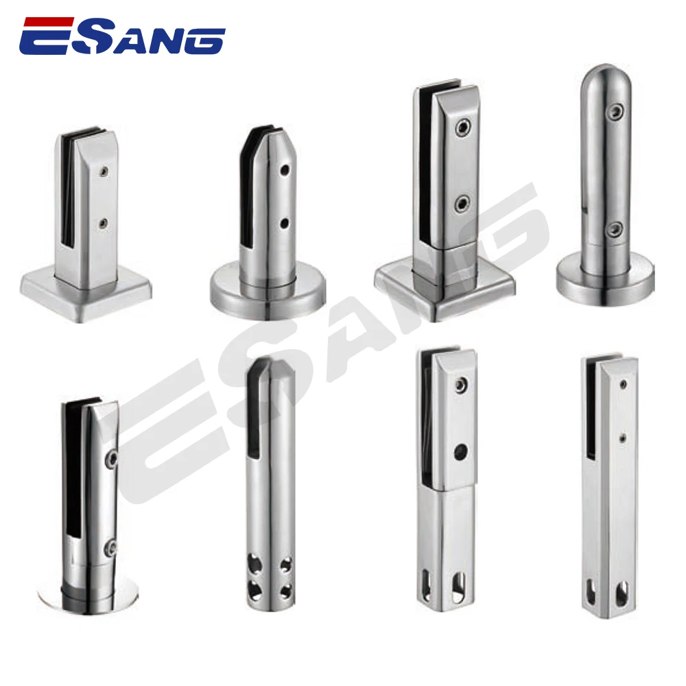 ESANG 304 316 из нержавеющей стали держатель для бассейна патрон лестницы зажим стекла Перила 12 мм забор стеклянные перила регулируемые патронники