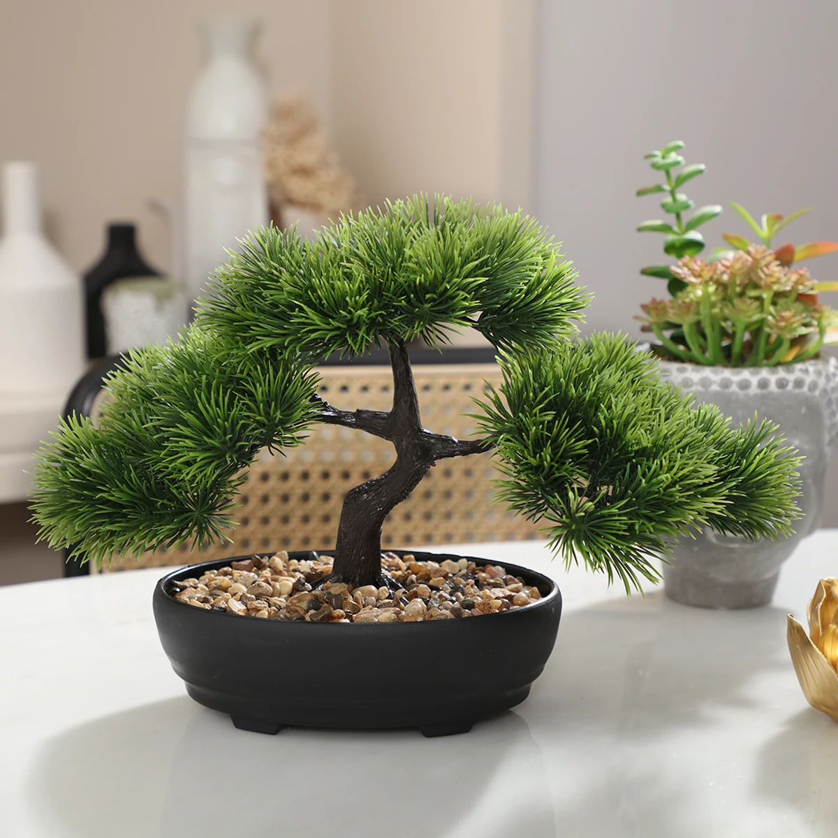 FXMM202403-003B Luxury Wholesale Tree Potted Plants Artificial Plants And Flowers Decor For Home Interior