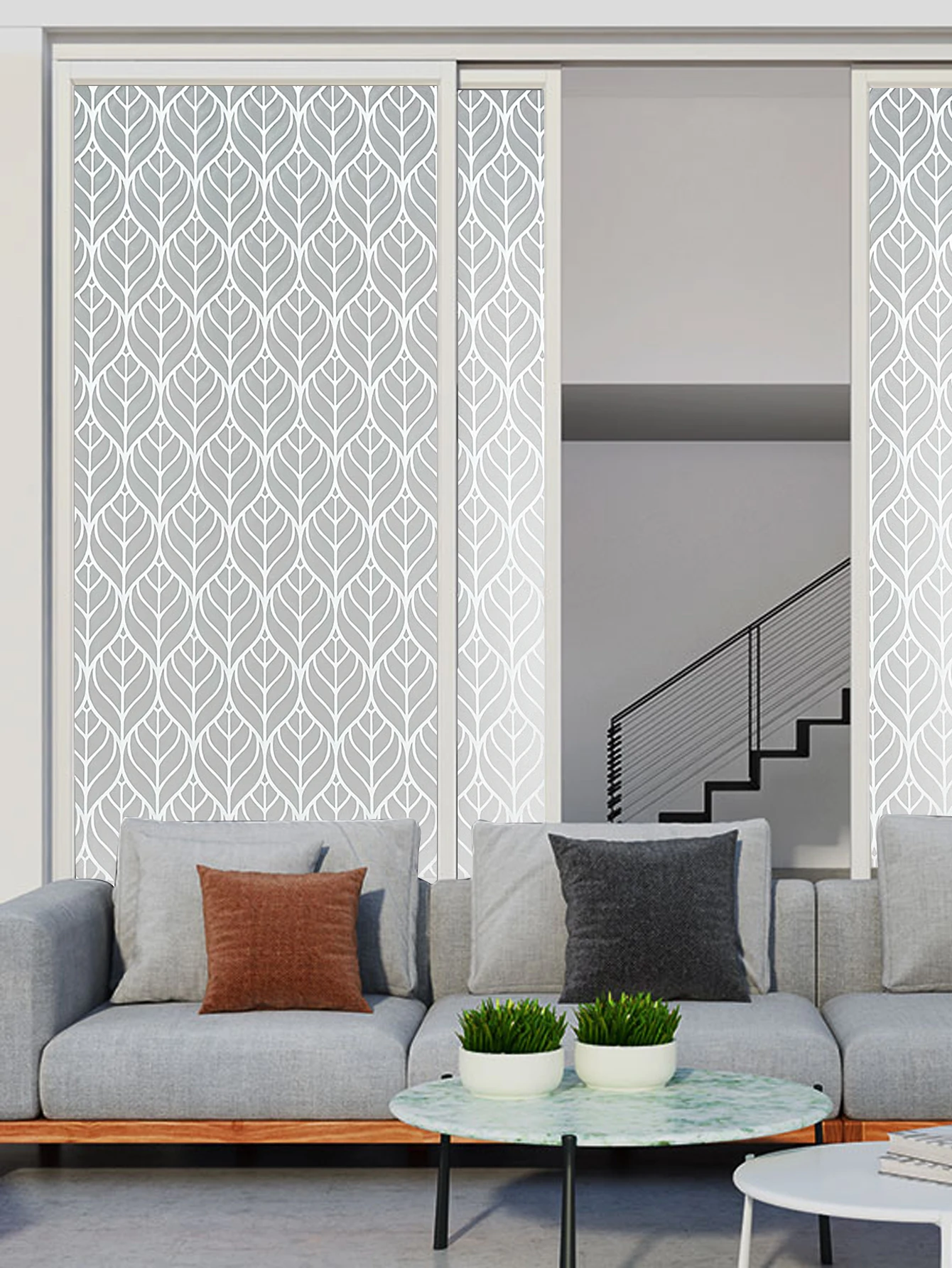 Decorative Window insulation glass covering paper 3D static cling removable colorful rainbow privacy window film