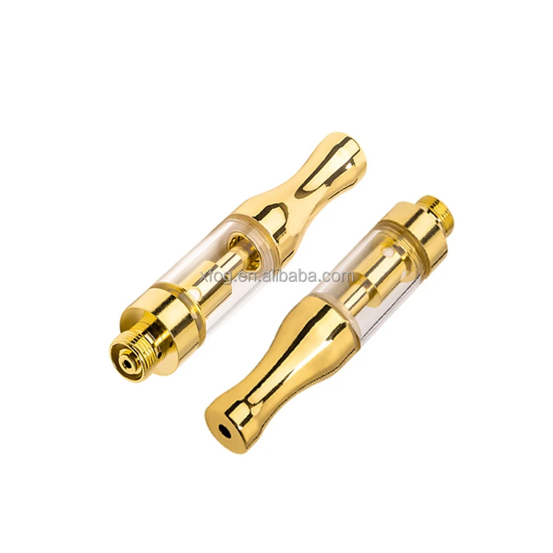 Wholesales 510 thread oil vaporizer empty cure vape pen cartridge gold tip