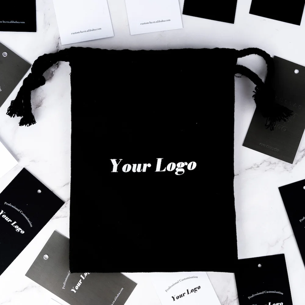 High Quality Plain Canvas Shopping Packaging Organic Cotton Drawstring Dust Bag