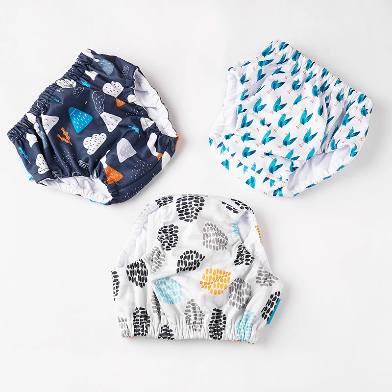 Wholesale Reusable Baby Cloth Diaper Nappies Pants Baby Training Cloth Diapers