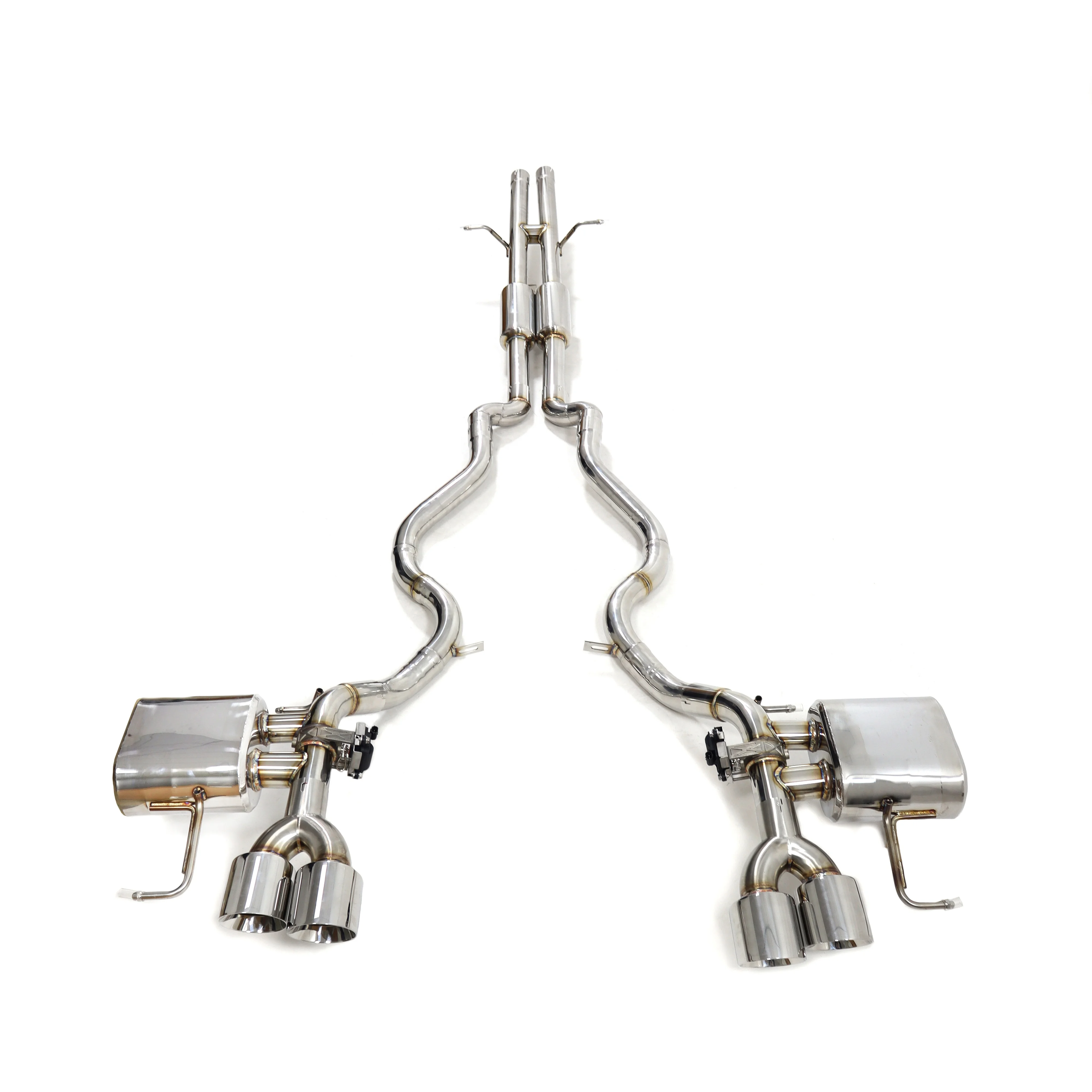 ING SS304 Stainless Steel Catback Exhaust for 2013-up Range Rover Sport 3.0T 5.0T L405 Car Exhaust Pipe Muffler With Valve