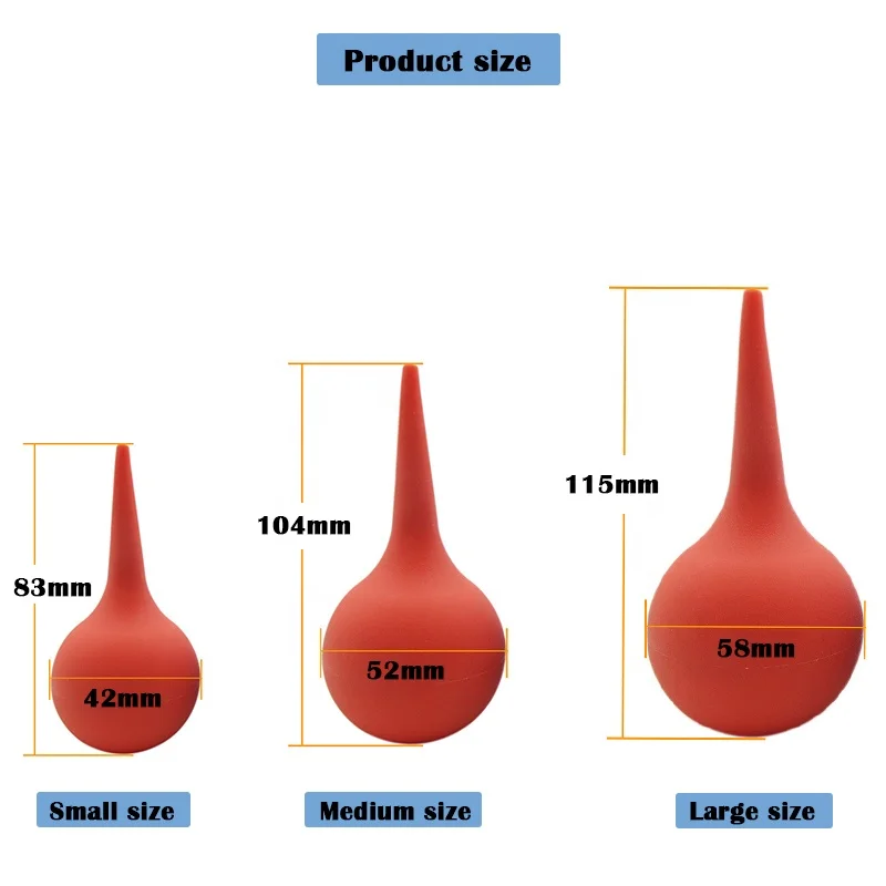 30ml 60ml 90ml Laboratory Tool Pet Nursing Kit Ear Wash Ball Cleaner Earwax Remover Rubber Squeeze Hand Bulb Ear Syringe Ball