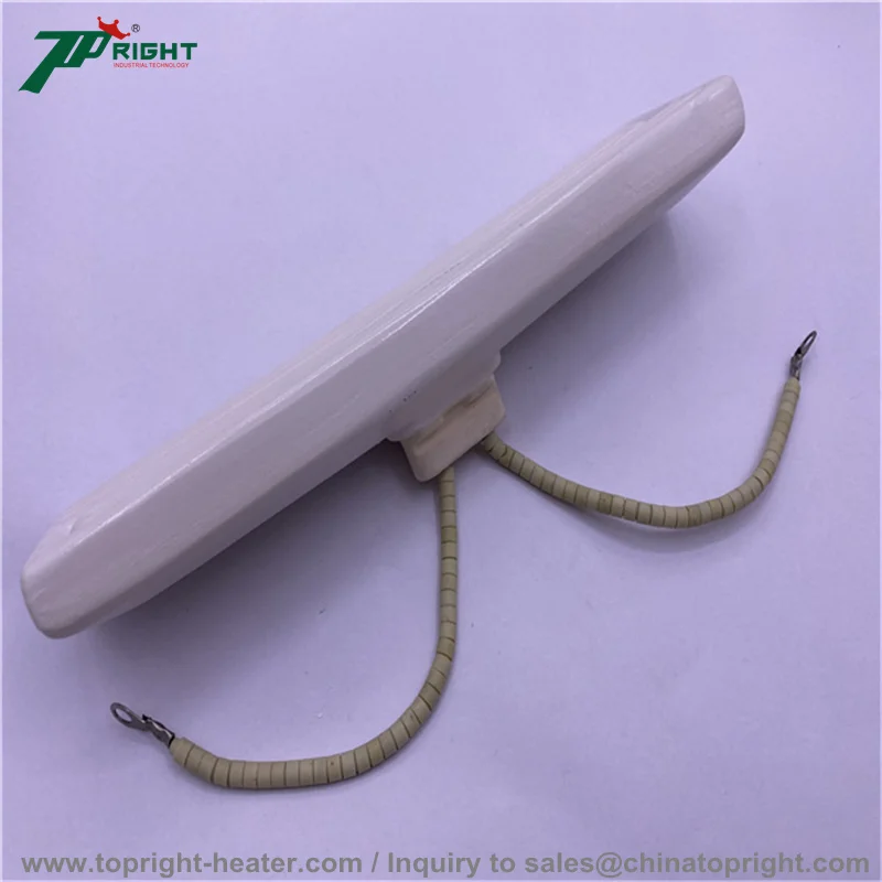 245*60mm 250v 1000w electric heater far infrared ir ceramic heating panel for thermoforming machine