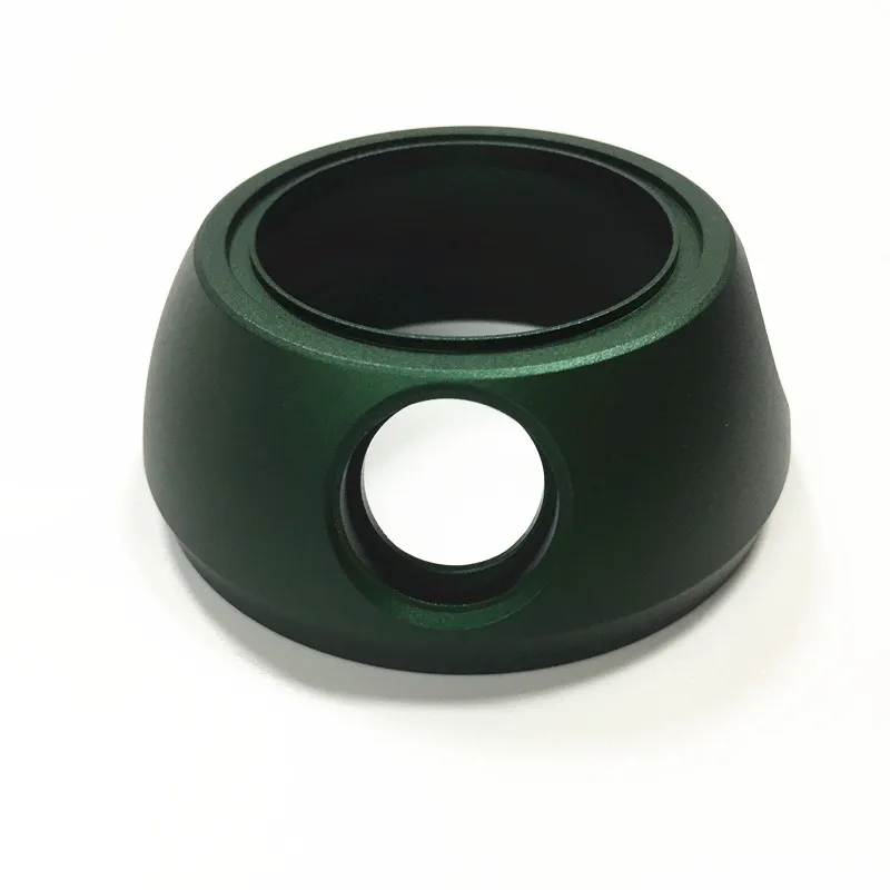 ruiqi industry supply aluminium hookah cover cnc lathe turning 4axis machining for shisha hookah