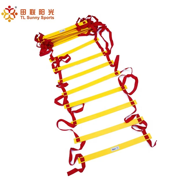 School Sports Equipment Physical Fitness PVC Speed Agility Ladder for Football Soccer Training
