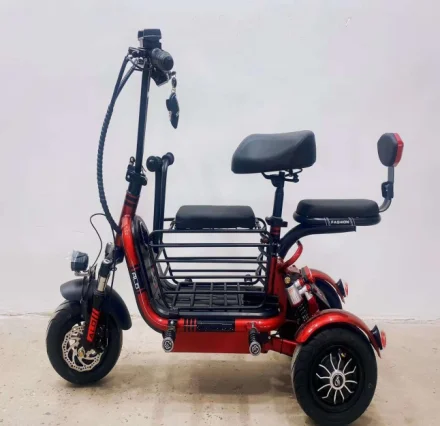 Factory direct sale 500w freight adult cheap electric low-speed three-wheel electric motorcycle