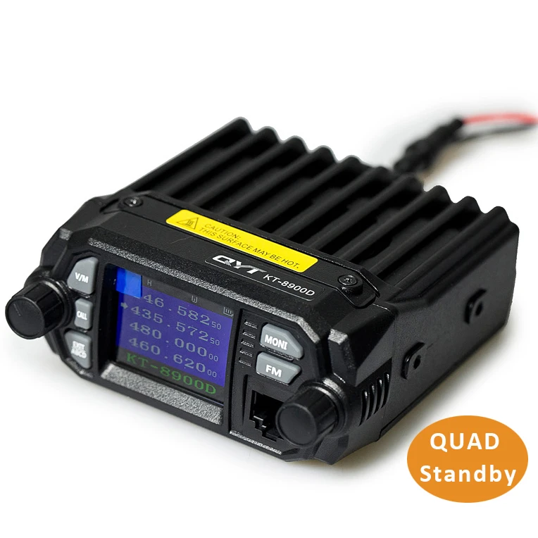 Самый дешевый 25 Вт мини-базовый мобильный радио QYT KT-8900D VHF/UHF трансивер двухдиапазонный иди и болтай Walkie Talkie 50