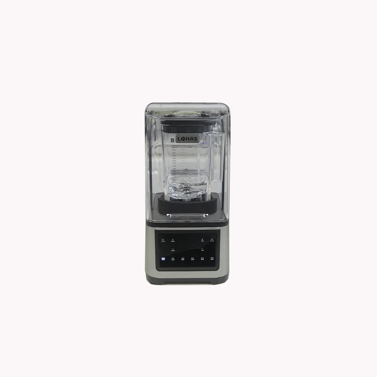 High Speed Heavy Duty Commercial Kitchen Blender Multifunctional Industrial Food Processor Quality Sound Cover