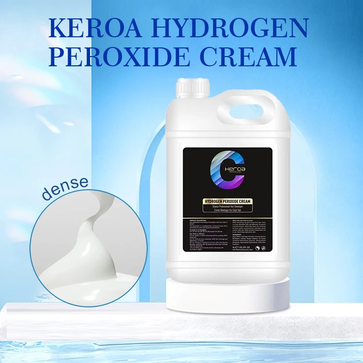 Wholesale 3.8L Good Quality OEM  Less Irritant Hair Dye Assistant Hair Peroxide Developer For Salon Use