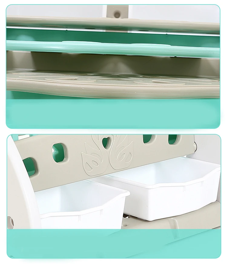 Дельфин Тема пластик экологический материал для домашнего использования, 4-слоистые Детские книжная полка