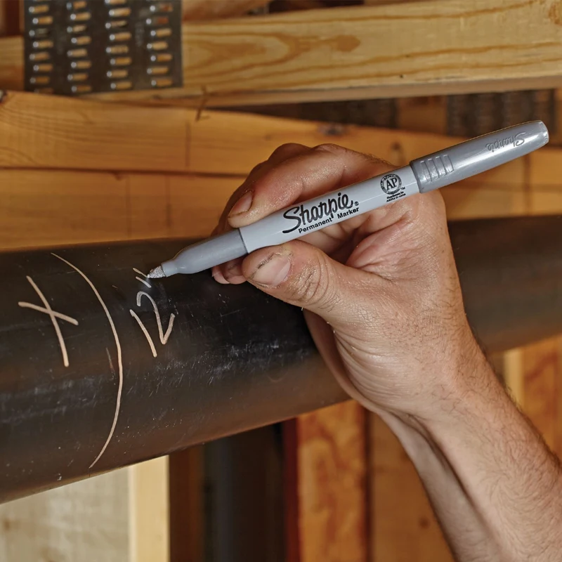 Amazon hot sale shanpie Metallic permanent marker Fine Point  1.0mm ASTM D4236 sliver gold bronze color