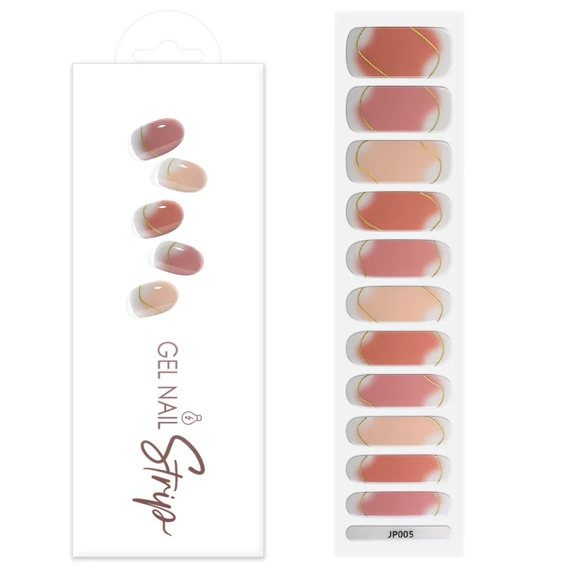 High Quality Semi Cured Gel Nail Strips Non-Toxic Long Lasting Gel Nail Polish and Semi Cured Gel Nail Wraps