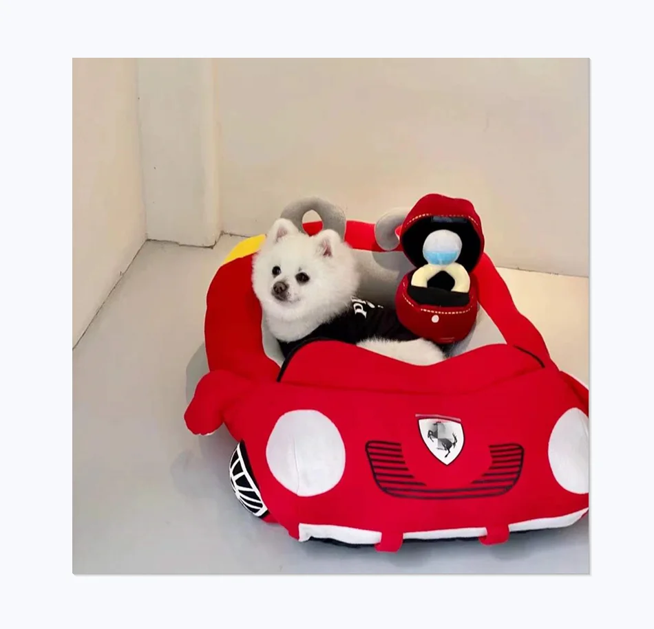 Hot New Creative Design Cute Luxury Brand Car Design Pet Dog Bed