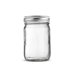 Hot Selling Different Size Food Container 16Oz 16 Oz 500Ml Airtight Sealed Glass Mason Jar With Lid In Bulk For Canning Food