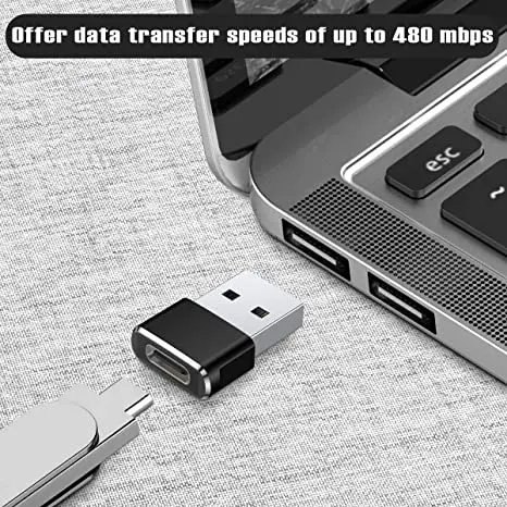 Адаптер DAZ с USB C «мама» на «папа» адаптер зарядного кабеля типа A для iPhone 11 12 Mini Pro Max Airpods iPad