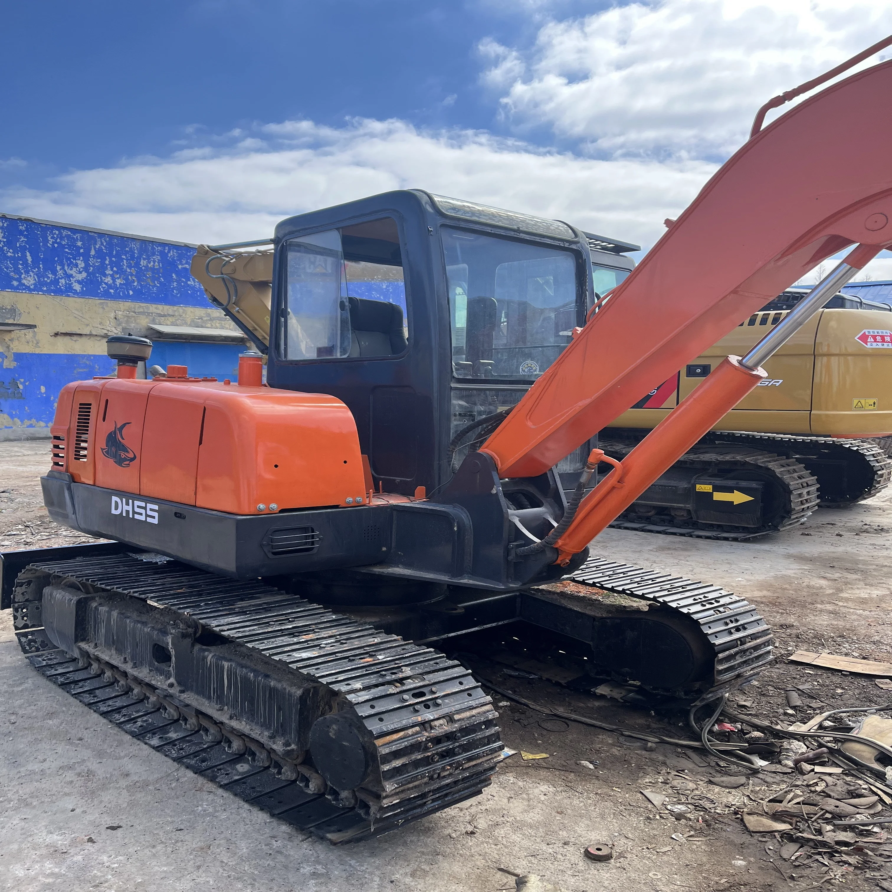 Б/у экскаватор DOOSAN dh55 Гусеничный мини-экскаватор 5 тонн Корея оригинальные мини-экскаваторы на продажу