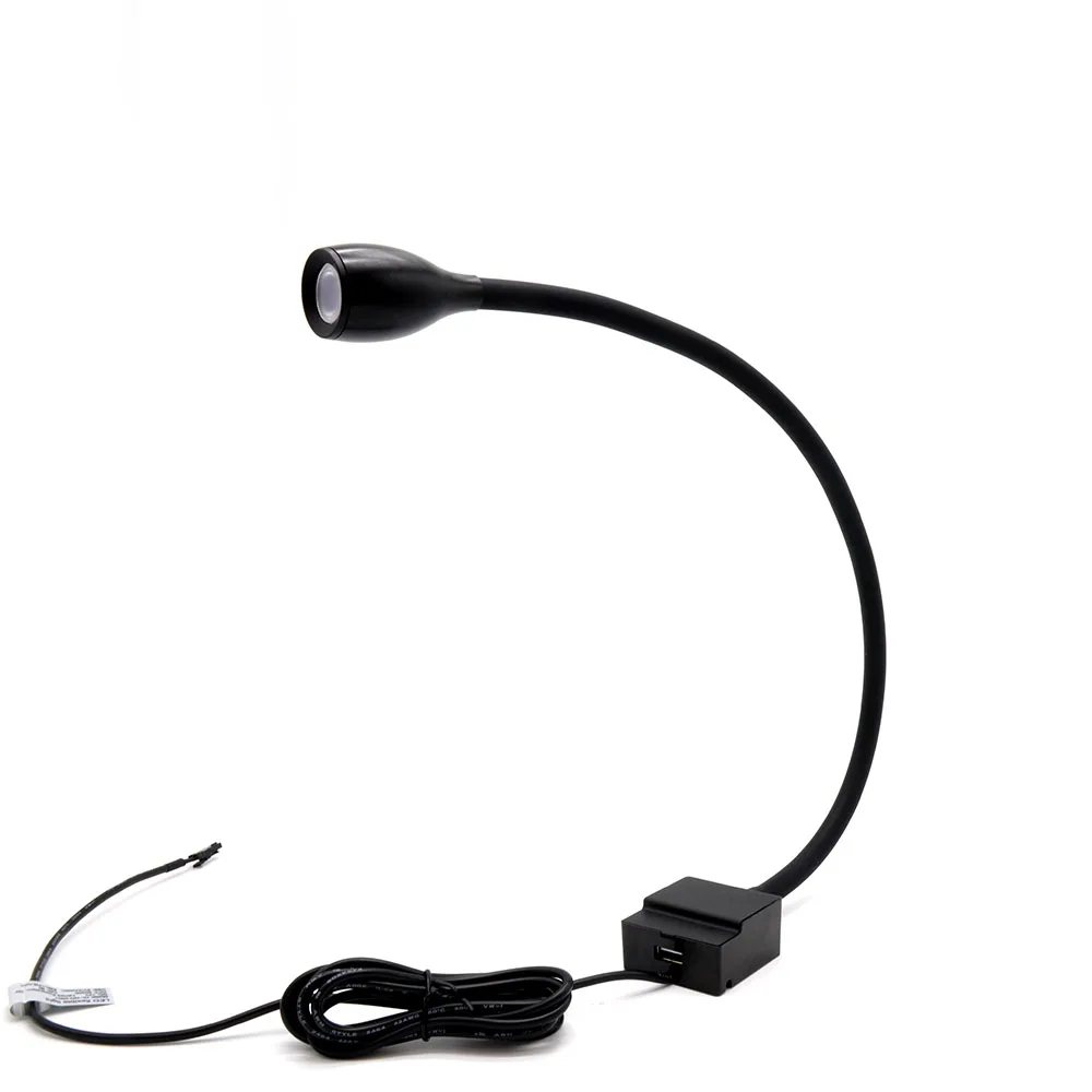 3w Flexible Desk Lamp flexible wall reading light hotel bed light spot light