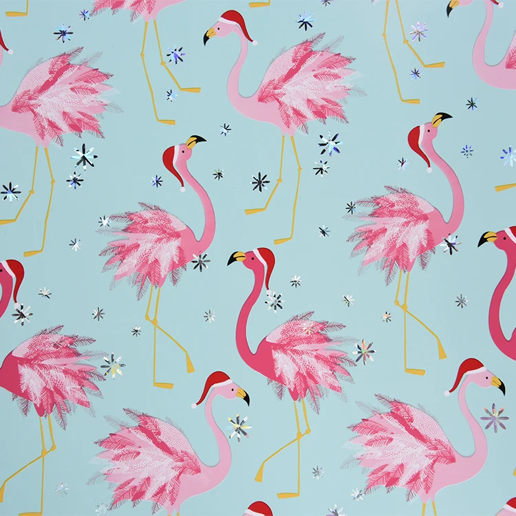 
76.2cmx3.65m Gift Cartoon Style Wrapping Paper Roll Wood Pulp Greaseproof Virgin for Wedding Birthday Holiday Baby Shower Kids 