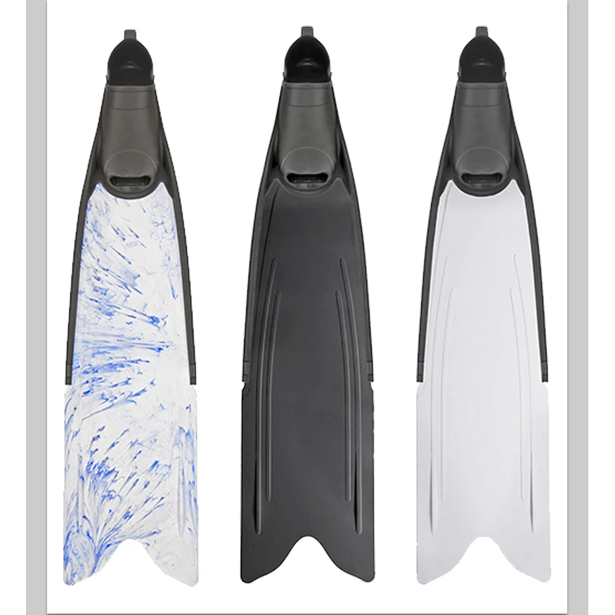 Professional Diving Equipment Long Diving Fins Swimming Flippers Open Foot Scuba Swimming Fins Freediving Long Fins