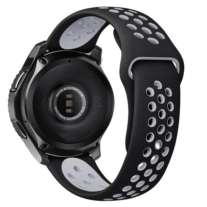 
Smart Watch Band 20mm 22mm Sport Silicone Strap for Samsung Galaxy Watch 3 S3 Active Wrist Strap for Fitbit Huawei GT2 Garmin 