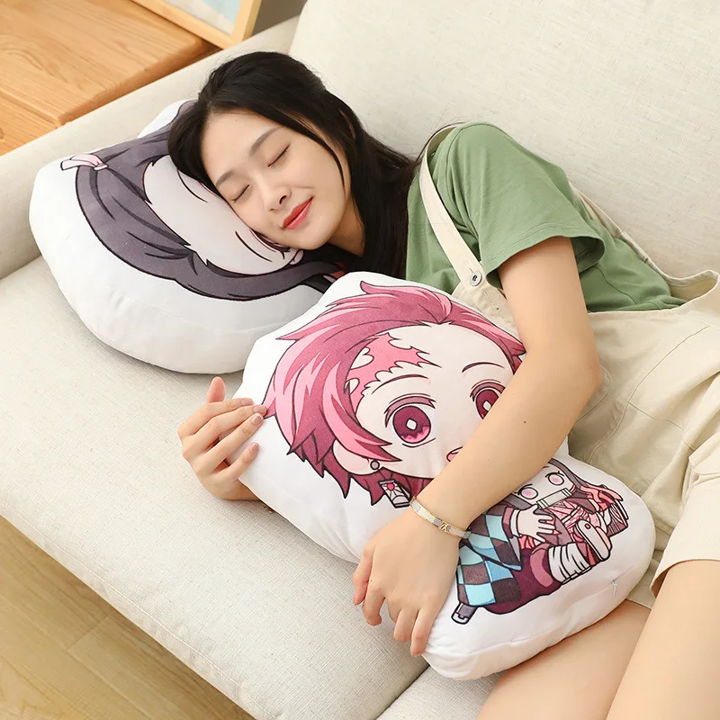 Мультяшная Аниме Dakimakura наволочка унисекс вышитая игровая периферия Призрачный Убийца Дэймон Кряква плюшевая подушка на день рождения